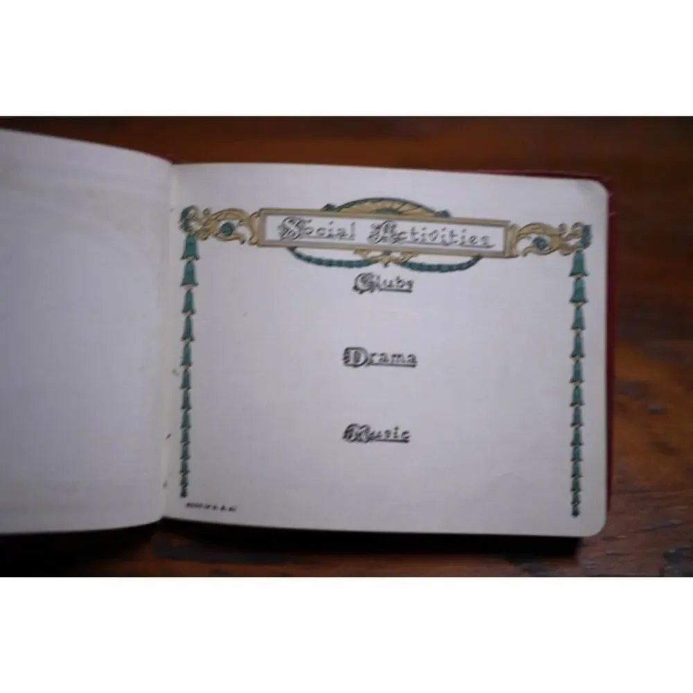 Vintage Antique 1937-39 School Lake Crystal Minnesota Class Autographs Scrapbook